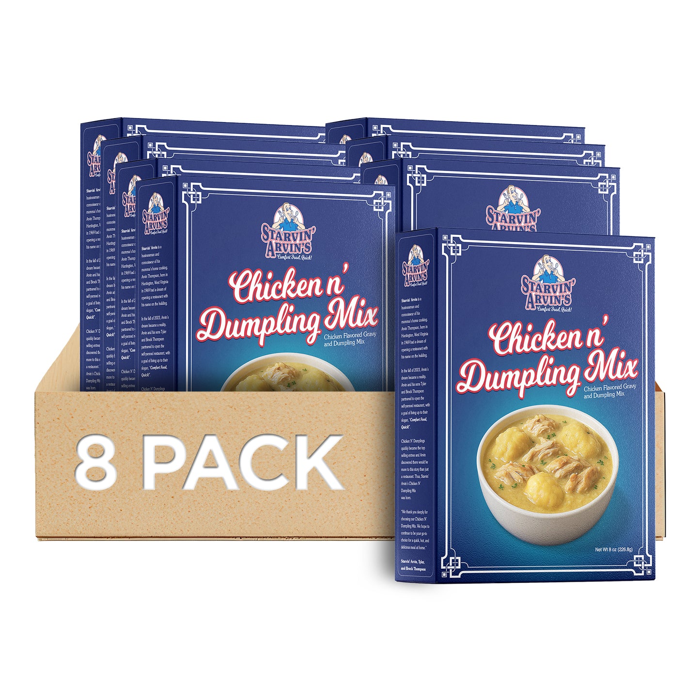 Starvin' Arvin's Chicken N’ Dumpling Mix, 8 oz