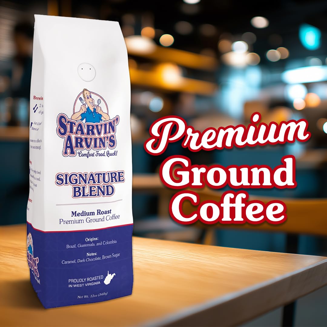Starvin' Arvin's Signature Blend Premium Ground Coffee, 12 oz